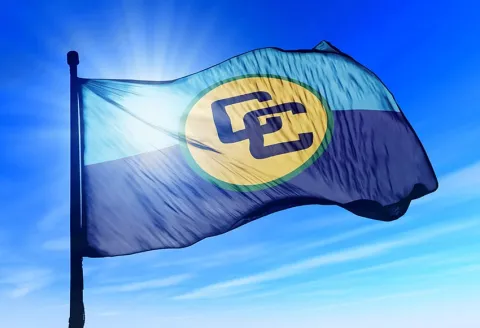 CARICOM-flag-waving-in-the-wind