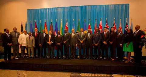 Heads of Government and Heads of Delegation at the Twenty-Ninth Intersessional Meeting of the Conference of Heads of Government of CARICOM 26-27 February, 2018, Port-au-Prince, Haiti